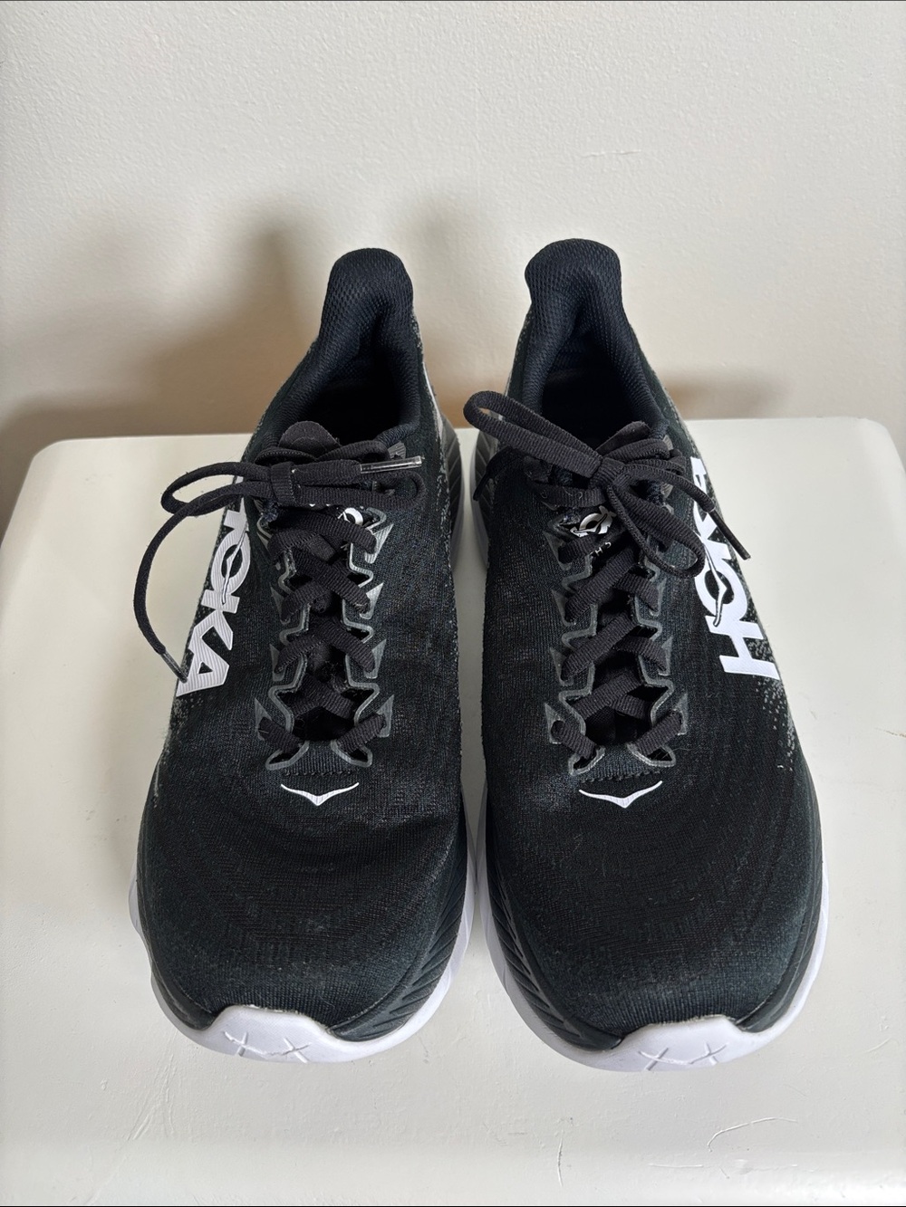 HOKA Mach 5 ProFly+ Running Shoes – Black/White – Women's 9 Wide (D) - Picture 5 of 15
